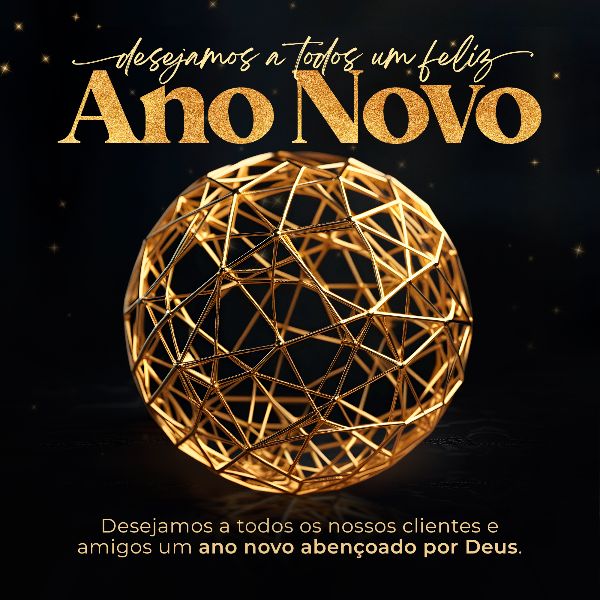 SOCIAL MEDIA - ANO NOVO FELIZ 2024 - NEW YEAR HAPPY 2024 - 03 FEED QUADRADO