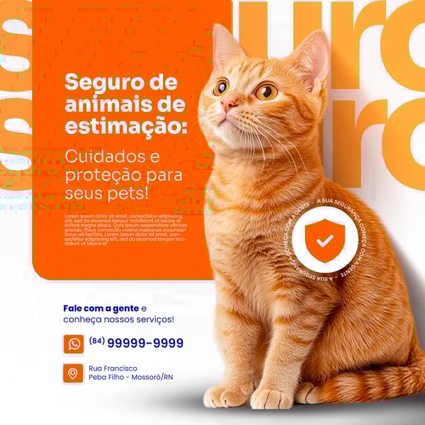 SEGURADORA - SEGURO PARA ANIMAIS DE ESTIMAÇÃO