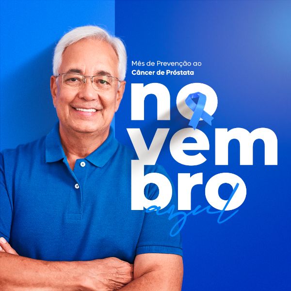 SOCIAL MEDIA CAMPANHA NOVEMBRO AZUL FEED