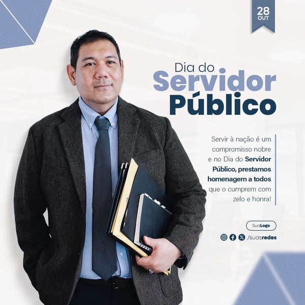 PRESTAMOS HOMENAGENS A TODOS NO DIA DO SERVIDOR PÚBLICO 28 DE OUTUBRO EDITÁVEL PSD .PSD