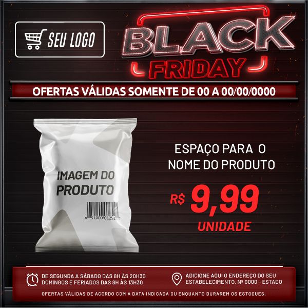 FOLHETO BLACK FRIDAY - 1 PRODUTOS