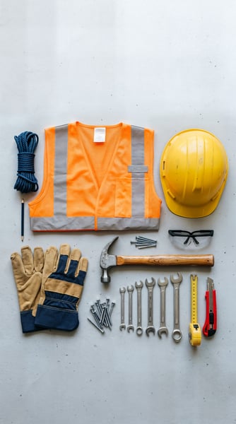 EQUIPAMENTOS DE CONSTRUÇÃO TRABALHADORES FERRAMENTAS 3