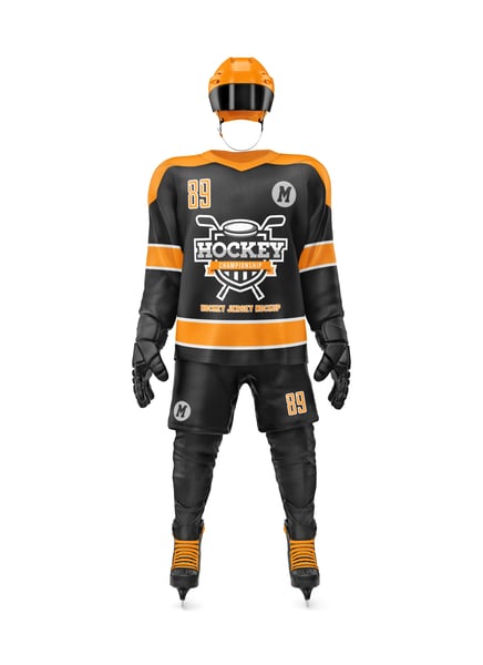 UNIFORME DE HOCKEY PSD EDITÁVEL MOCKUP