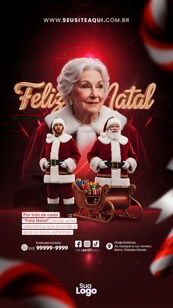 STORY FELIZ NATAL BOA FESTAS 25 DE DEZEMBRO SOCIAL MEDIA PSD EDITÁVEL 7