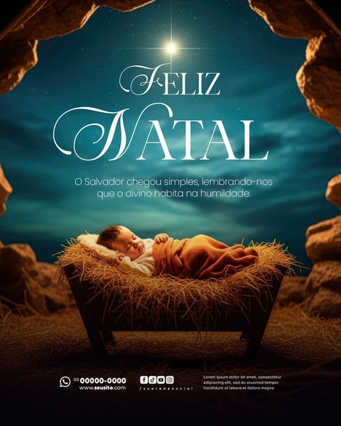 FELIZ NATAL 25 DE DEZEMBRO SOCIAL MEDIA PSD EDITÁVEL (10)