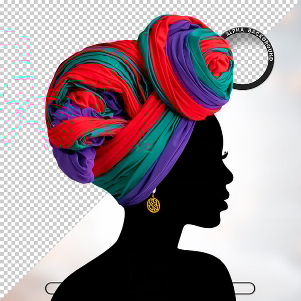 Pessoas Afro Negra 3D