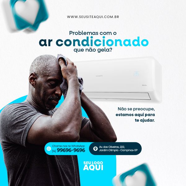 MANUTENÇÃO DE AR CONDICIONADO | SOCIAL MEDIA | PSD EDITÁVEL