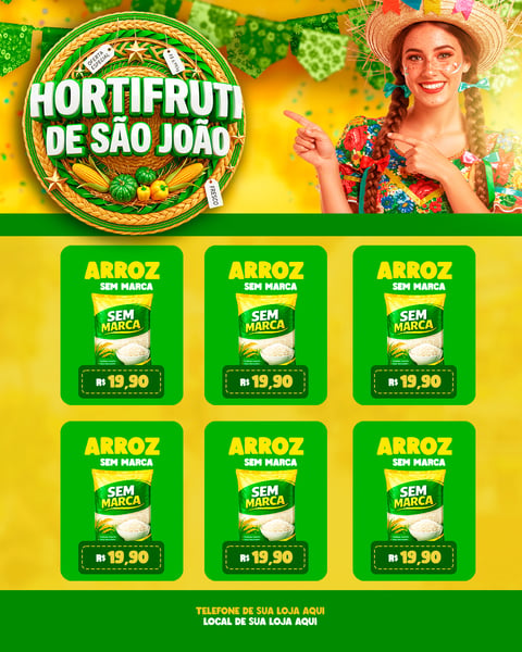 SOCIAL MEDIA HORTIFRUTI DE SÃO JOÃO