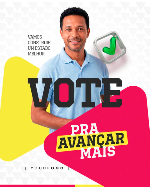VOTE PRA AVANÇAR MAIS POLÍTICA SOCIAL MEDIA PSD
