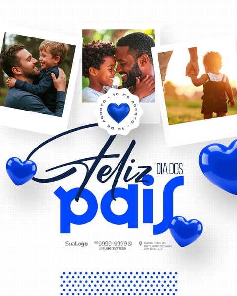 SOCIAL MEDIA DIA DOS PAIS 10 DE AGOSTO