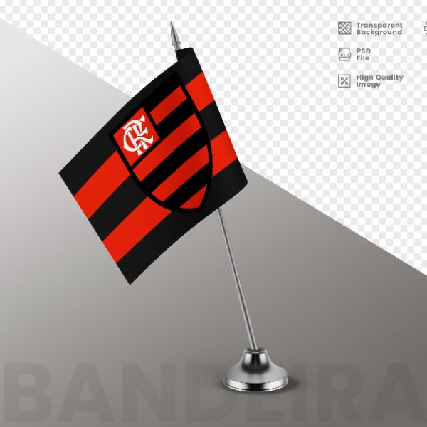 ELEMENTO PARA COMPOSIÇÃO BANDEIRA FLAMENGO