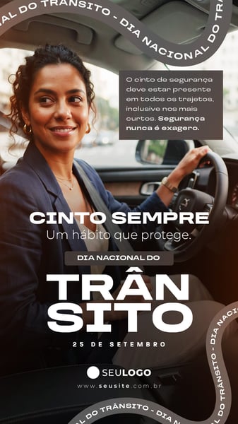 STORY SOCIAL MEDIA DIA NACIONAL DO TRÂNSITO PSD EDITÁVEL 09