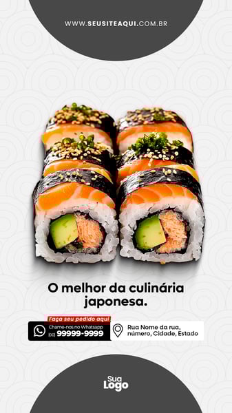 Story - Comida Japonesa - Social Media - Sushi