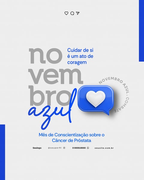 NOVEMBRO AZUL SOCIAL MEDIA PSD 7