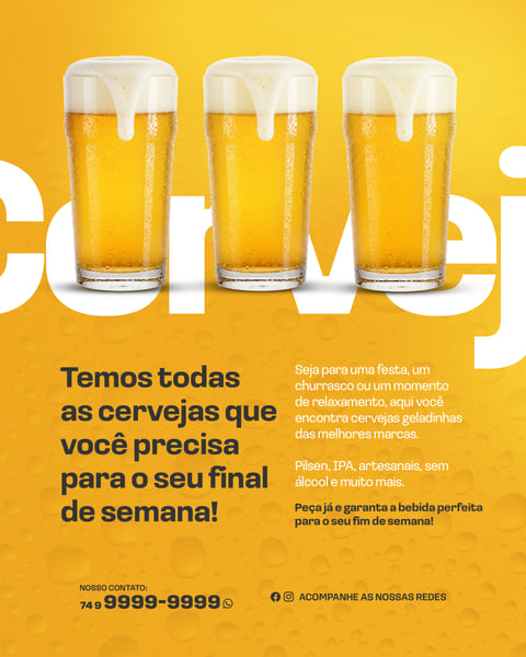 DISTRIBUIDORA DE BEBIDAS - TEMOS TODAS AS CERVEJAS