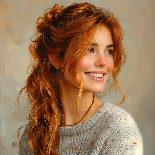 UMA LINDA MULHER RUIVA - IMAGEM