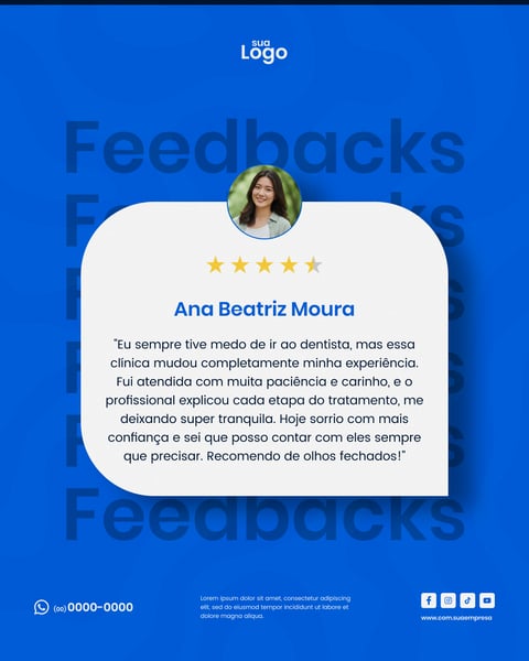 FEEDBACKS Figma Social Media Template