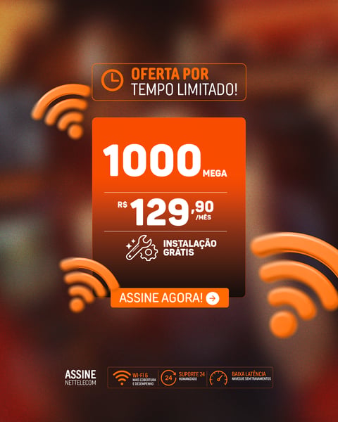 Social Media PROVEDOR DE INTERNET FEED PSD EDITÁVEL 9