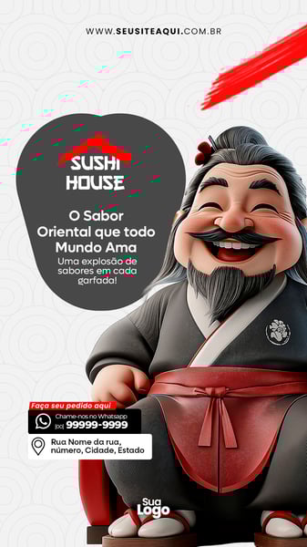 Story - Comida Japonesa - Social Media - Sushi