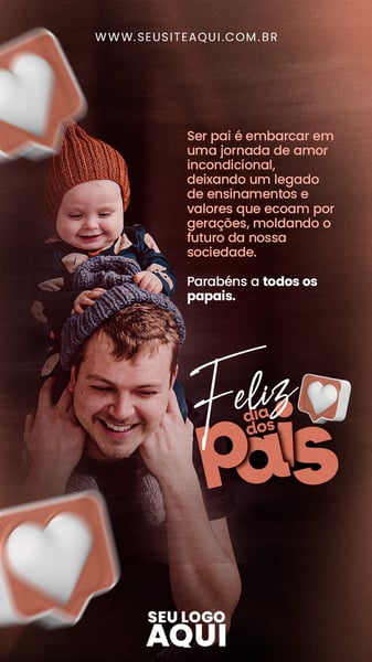 POST STORY - FELIZ DIA DOS PAIS - PARABÉNS A TODOS OS PAPAIS!