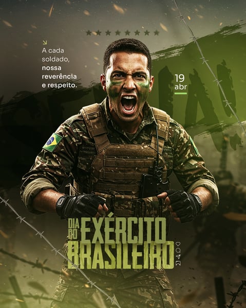 SOCIAL MEDIA - DIA DO EXERCITO BRASILEIRO