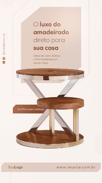LOJA DE MÓVEIS E DECORAÇÃO SOCIAL MEDIA STORY