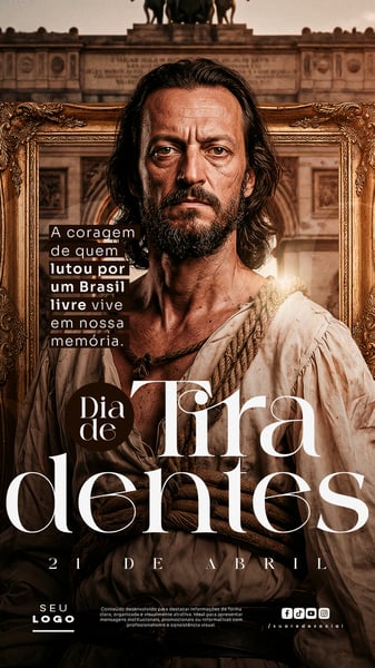 DIA DE TIRADENTES 21 DE ABRIL STORY SOCIAL MEDIA PSD EDITÁVEL 3