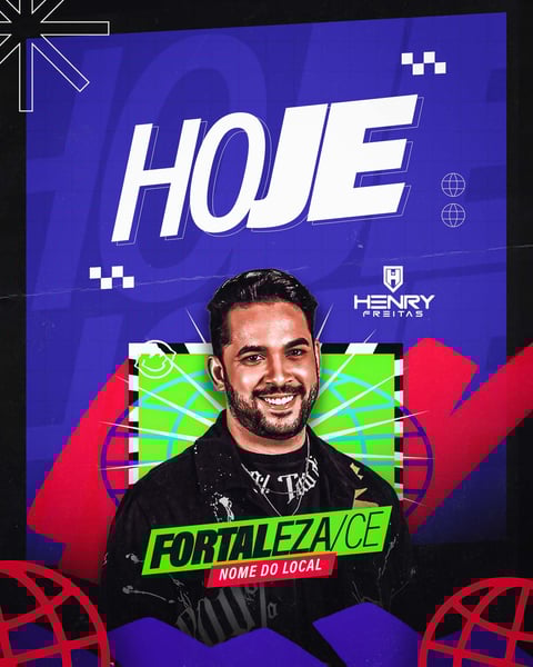 FLYER HOJE - HENRY FREITAS - FEED