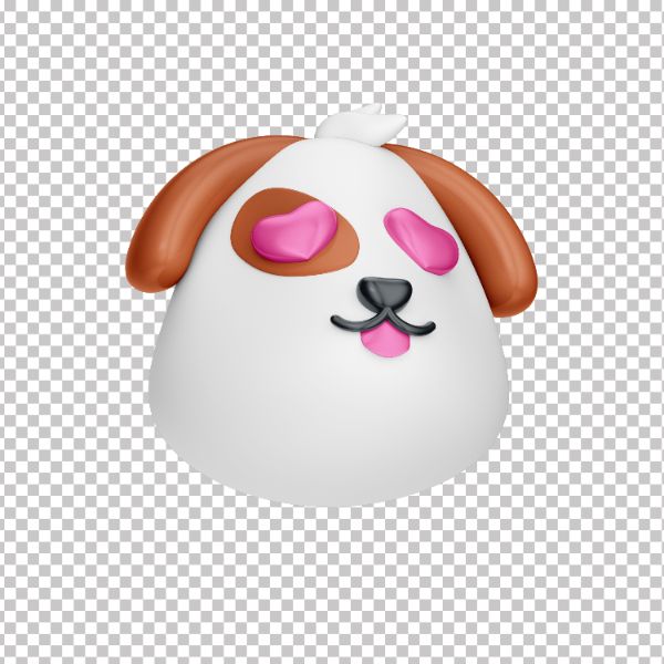 ASSET 3D - CACHORRO, DOG, CACHORRINHO EM 3D COM FUNDO TRANSPARENTE