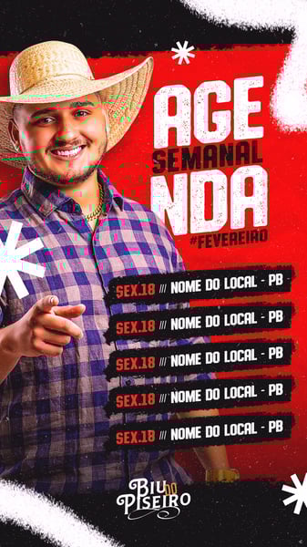 FLYER AGENDA SEMANAL PSD - BIU DO PISEIRO STORIES
