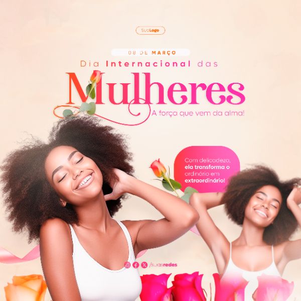 DIA DA MULHER SOCIAL MEDIA POST