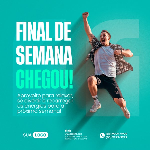 MOTIVAÇÃO - BOM FINAL DE SEMANA PARA VOCÊ