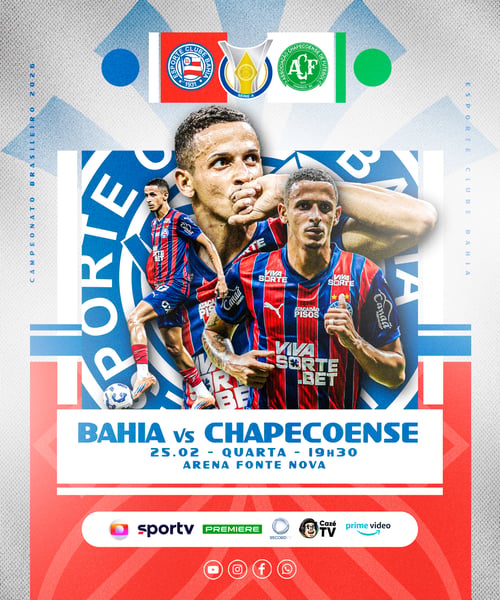 FLYER ESPORTIVO FUTEBOL CAMPEONATO BRASILEIRO BAHIA