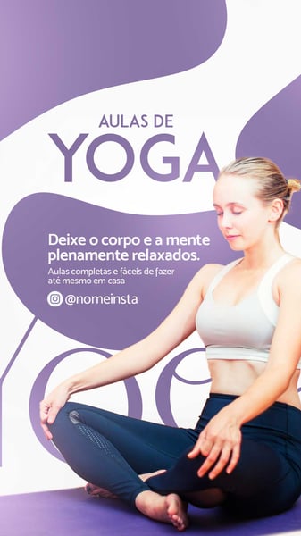 POST AULAS DE YOGA STORIES