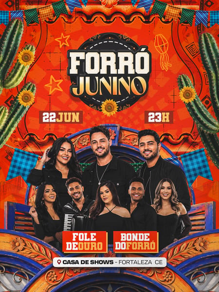 03 FLYER EVENTO SÃO JOÃO FESTIVAL JUNINO FEED PSD EDITÁVEL