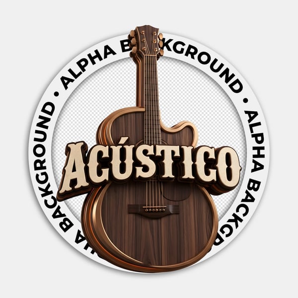 SELO 3D SERTANEJO VIOLÃO DE MADEIRA ACÚSTICO SERTANEJO 02