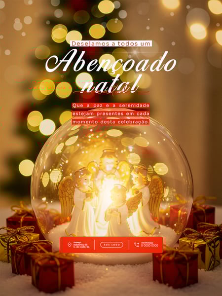 FELIZ NATAL 25 DE DEZEMBRO SOCIAL MEDIA PSD EDITÁVEL 36