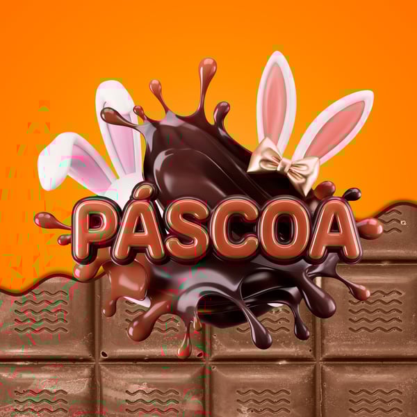 OZP ELEMENTO 3D OARA COMPOSIÇÃO DE ARTES DE PÁSCOA MODELO 12