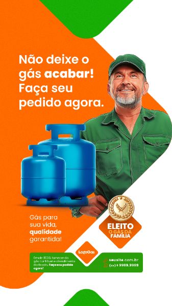 STORY - DISTRIBUIDOR DE GÁS - NÃO DEIXE O GÁS ACABAR