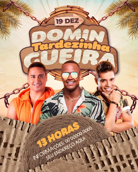 FLYER EVENTO TARDEZINHA FEED