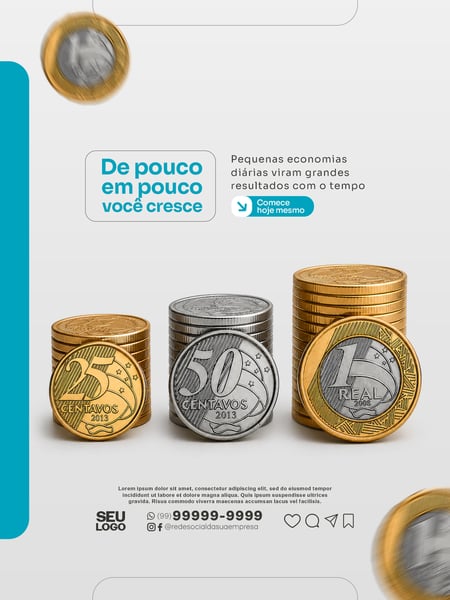 SOCIAL MEDIA ECONOMIA NO DIA A DIA PSD EDITÁVEL 08