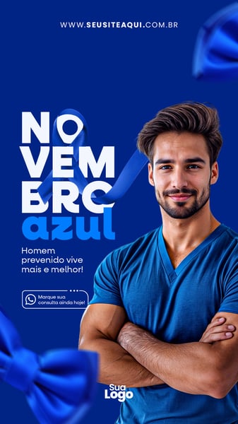 STORY NOVEMBRO AZUL SOCIAL MEDIA