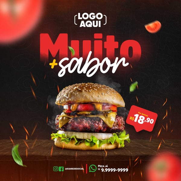 POST HAMBURGUERIA MUITO SABOR FEED