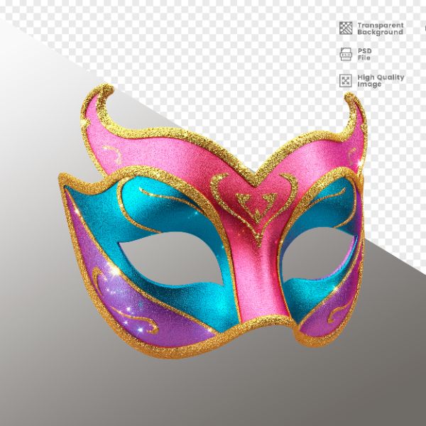 MÁSCAR DE CARNAVAL  - ELEMENTO PARA COMPOSIÇÃO