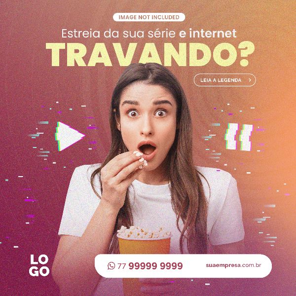 ESTREIA DA SUA SERIE E INTERNET TRAVANDO - INTERNET