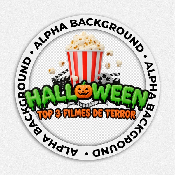 LABEL 3D HALLOWEEN COM PIPOCA 2