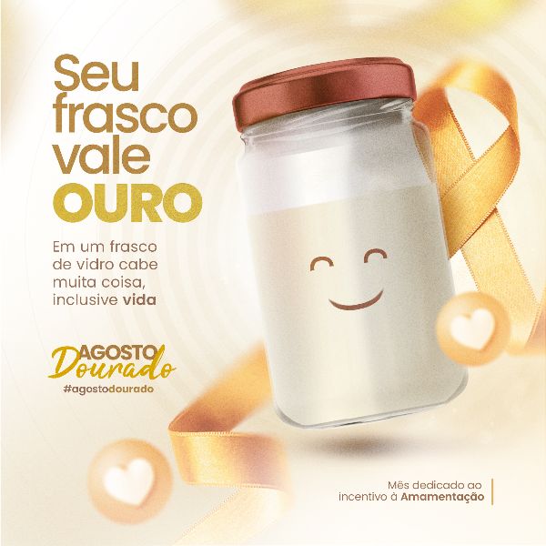 SEU FRASCO VALE OURO - AGOSTODOURADO