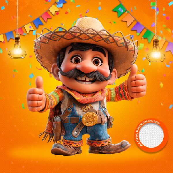 MASCOTES DE FESTA JUNINA MODELO 21