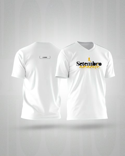 PSD MOCKUP DE MODELO DE CAMISETA SETEMBRO AMARELO DESIGN TOTALMENTE EDITAVEL T-SHIRT TEMPLATE FULLY EDITABLE