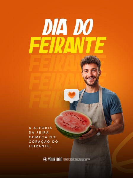 DIA DO FEIRANTE VALOR E RECONHECIMENTO SOCIAL MEDIA PSD